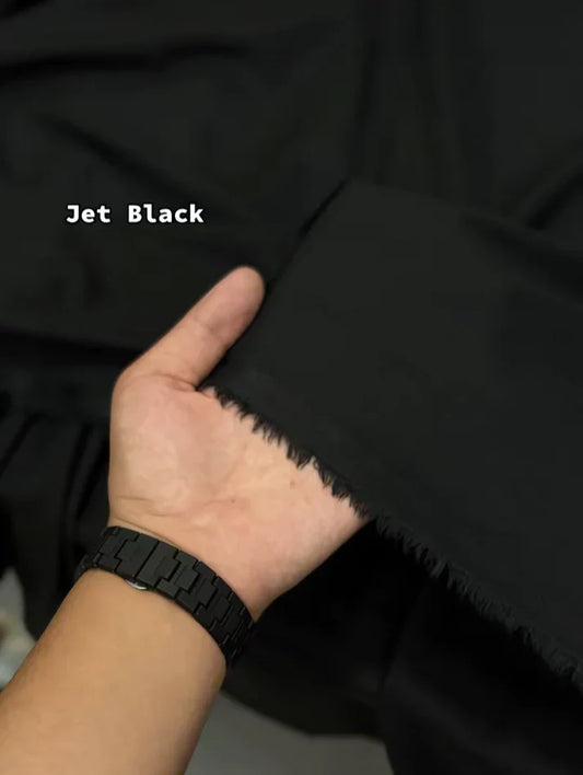 J. WASH AND WEAR - FOUR SEASON-JET BLACK